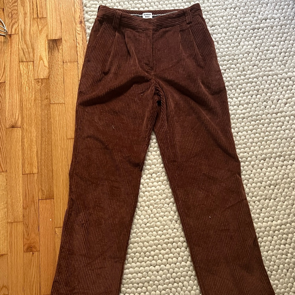 SUNDAY BEST corduroy trouser
